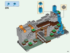 LEGO 21137 instructions page 243 – build guide