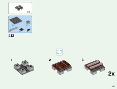 LEGO 21137 instructions page 267 – build guide