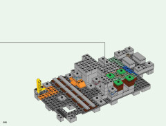 LEGO 21137 instructions page 308 – build guide