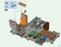 LEGO 21137 instructions page 329 – build guide