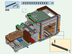 LEGO 21137 instructions page 341 – build guide