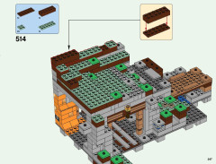 LEGO 21137 instructions page 347 – build guide
