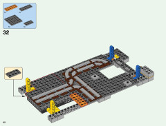 LEGO 21137 instructions page 40 – build guide