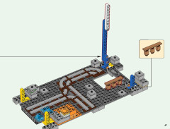LEGO 21137 instructions page 47 – build guide