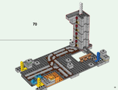 LEGO 21137 instructions page 55 – build guide