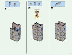 LEGO 21137 instructions page 61 – build guide