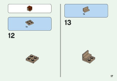 LEGO 21138 instructions page 17 – build guide