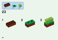 LEGO 21138 instructions page 28 – build guide