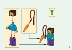 LEGO 21138 instructions page 3 – build guide