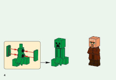 LEGO 21138 instructions page 4 – build guide