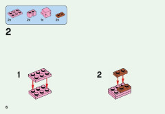 LEGO 21138 instructions page 6 – build guide