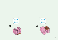 LEGO 21138 instructions page 7 – build guide
