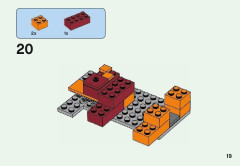 LEGO 21139 instructions page 19 – build guide
