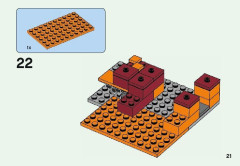LEGO 21139 instructions page 21 – build guide