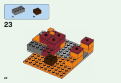 LEGO 21139 instructions page 22 – build guide