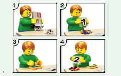 LEGO 21140 instructions page 2 – build guide