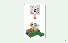 LEGO 21140 instructions page 27 – build guide