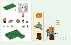 LEGO 21140 instructions page 4 – build guide