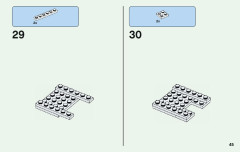 LEGO 21140 instructions page 45 – build guide
