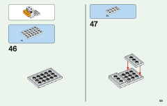 LEGO 21140 instructions page 55 – build guide