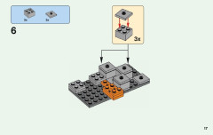 LEGO 21141 instructions page 17 – build guide