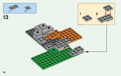 LEGO 21141 instructions page 22 – build guide