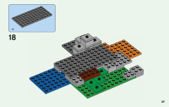 LEGO 21141 instructions page 27 – build guide