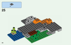 LEGO 21141 instructions page 34 – build guide