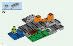 LEGO 21141 instructions page 36 – build guide