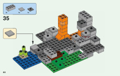 LEGO 21141 instructions page 44 – build guide