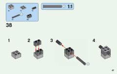 LEGO 21141 instructions page 47 – build guide