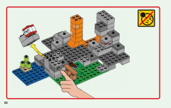 LEGO 21141 instructions page 52 – build guide