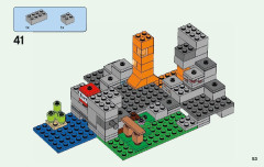 LEGO 21141 instructions page 53 – build guide