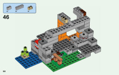 LEGO 21141 instructions page 58 – build guide