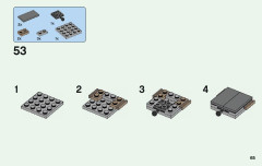 LEGO 21141 instructions page 65 – build guide
