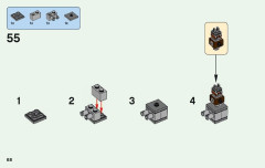 LEGO 21141 instructions page 68 – build guide