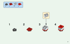 LEGO 21141 instructions page 7 – build guide