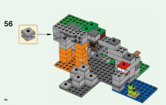 LEGO 21141 instructions page 70 – build guide