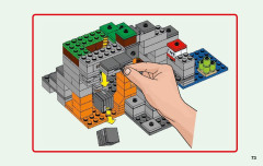 LEGO 21141 instructions page 73 – build guide