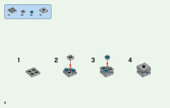 LEGO 21141 instructions page 8 – build guide