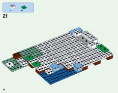 LEGO 21142 instructions page 34 – build guide