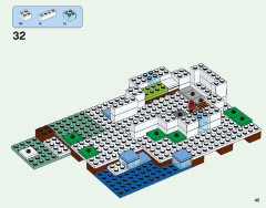 LEGO 21142 instructions page 45 – build guide