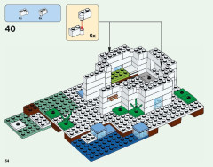 LEGO 21142 instructions page 54 – build guide