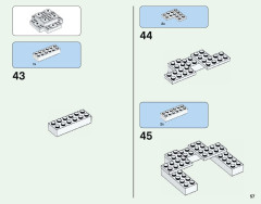 LEGO 21142 instructions page 57 – build guide