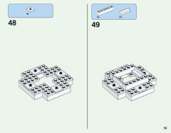 LEGO 21142 instructions page 59 – build guide