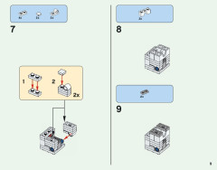 LEGO 21142 instructions page 9 – build guide