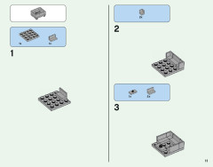 LEGO 21143 instructions page 11 – build guide