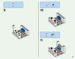 LEGO 21143 instructions page 21 – build guide