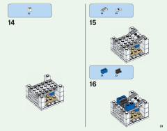 LEGO 21143 instructions page 23 – build guide
