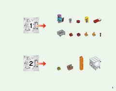 LEGO 21143 instructions page 3 – build guide